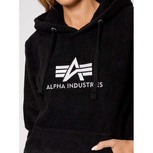 Alpha Industries Polar Basic 118021 Czarny Regular Fit Alpha Industries S wyprzedaż MODIVO