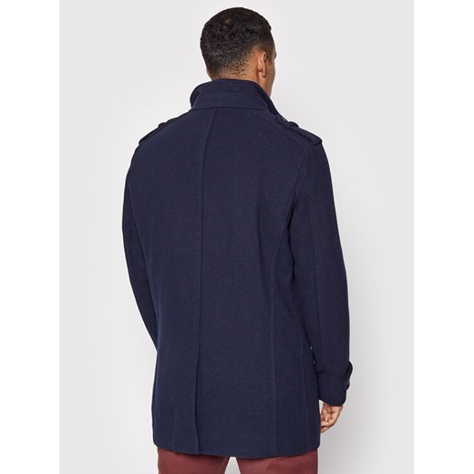 Selected Homme Płaszcz wełniany Noah 16081429 Granatowy Regular Fit Selected Homme XXL MODIVO okazja