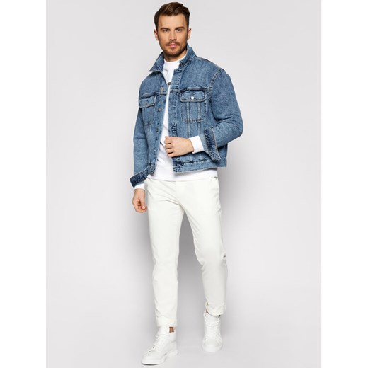 Calvin Klein Jeans Kurtka jeansowa J30J317758 Niebieski Regular Fit S MODIVO okazyjna cena