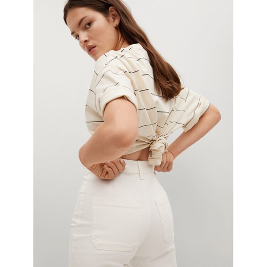 Mango Jeansy Catherin 17051506 Biały Regular Fit Mango 34 wyprzedaż MODIVO