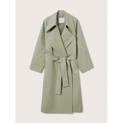 Mango Trencz Mint 27094018 Zielony Oversize Mango XXL MODIVO