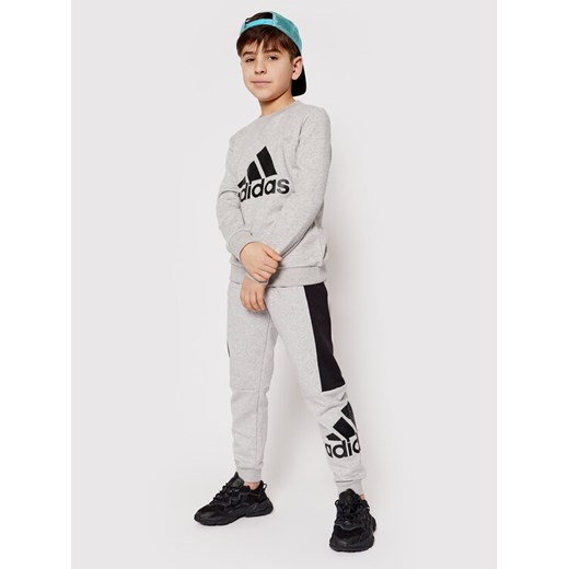 adidas Bluza GS4273 Szary Regular Fit 15_16Y MODIVO