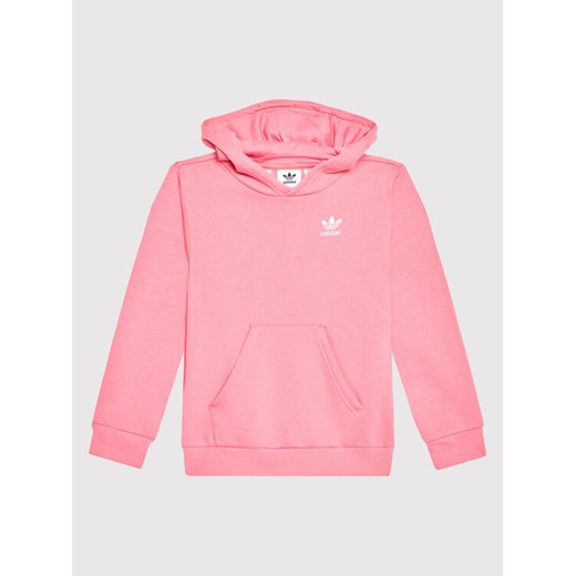 adidas Bluza adicolor H14148 Różowy Regular Fit 7_8A promocyjna cena MODIVO