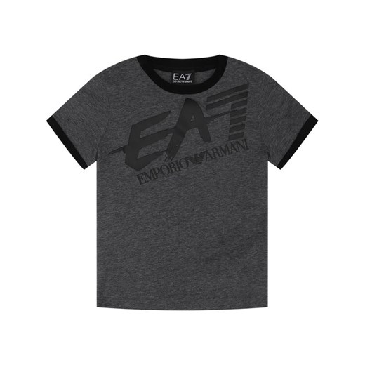 EA7 Emporio Armani T-Shirt 3HBT56 BJT3Z 3925 Szary Regular Fit 10Y okazyjna cena MODIVO