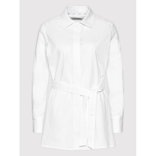 Calvin Klein Koszula Wrap K20K203084 Biały Regular Fit Calvin Klein 40 okazja MODIVO