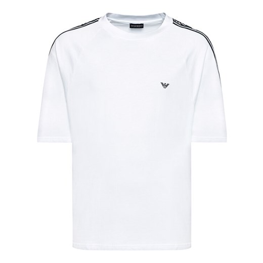 Emporio Armani T-Shirt 211840 1P475 00010 Biały Relaxed Fit Emporio Armani S MODIVO promocja