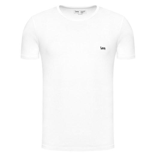 Lee T-Shirt SS Patch Logo Tee L60UFQ12 Biały Regular Fit Lee XL wyprzedaż MODIVO
