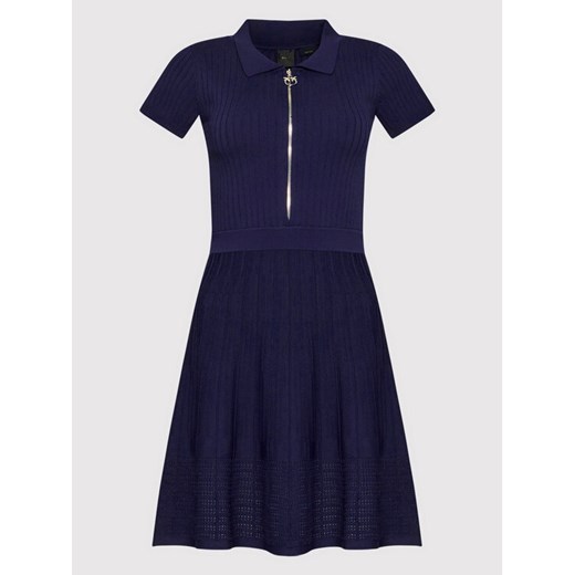 Pinko Sukienka dzianinowa Linares 1G17MY Y81U Granatowy Slim Fit Pinko XS MODIVO