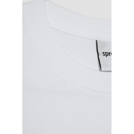Sprandi T-Shirt AW21-TSD011 Biały Regular Fit Sprandi L_XL wyprzedaż MODIVO