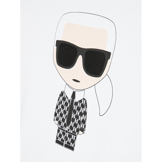 KARL LAGERFELD T-Shirt Z25337 S Biały Regular Fit Karl Lagerfeld 10Y MODIVO