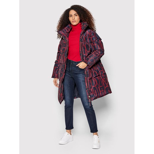 Tommy Hilfiger Kurtka puchowa Spell Out WW0WW32195 Granatowy Regular Fit Tommy Hilfiger M MODIVO wyprzedaż