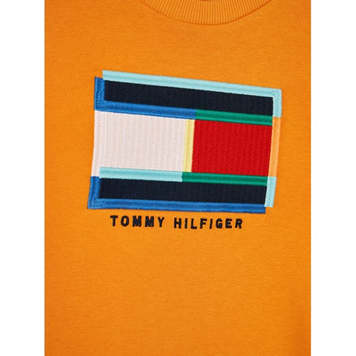 Tommy Hilfiger Bluza Fun Artwork Cn KB0KB05803 M Pomarańczowy Regular Fit Tommy Hilfiger 7Y MODIVO promocyjna cena