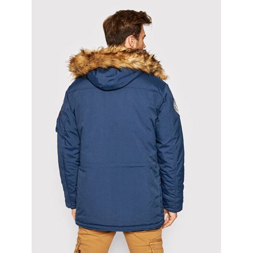 Alpha Industries Kurtka zimowa Polar 123144 Granatowy Regular Fit Alpha Industries XL wyprzedaż MODIVO