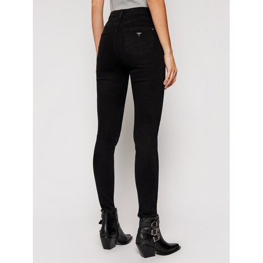 Guess Jeansy Skinny Fit Ultimate W1RA94 D4B22 Czarny Skinny Fit Guess 34_31 okazja MODIVO