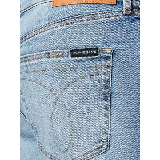 Calvin Klein Jeans Szorty jeansowe J30J317745 Niebieski Regular Fit 33 okazyjna cena MODIVO