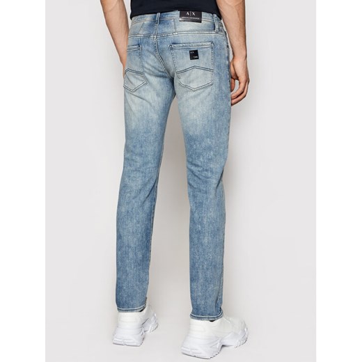 Armani Exchange Jeansy 3KZJ13 Z1LMZ 1500 Niebieski Slim Fit Armani Exchange 32_32 wyprzedaż MODIVO