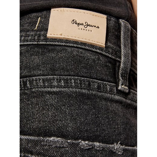 Pepe Jeans Szorty jeansowe Becket PB800135 Czarny Slim Fit Pepe Jeans 10Y okazyjna cena MODIVO