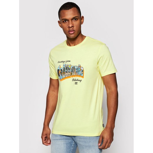 Billabong T-Shirt Greetings W1SS56BIP1 Żółty Regular Fit Billabong S MODIVO okazyjna cena