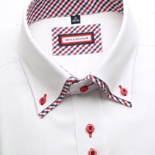 Koszula Slim Fit (wzrost 176-182) willsoor-sklep-internetowy bialy koszule