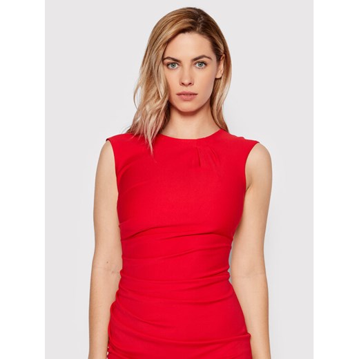Rinascimento Sukienka koktajlowa CFC0107575003 Czerwony Slim Fit Rinascimento XL MODIVO