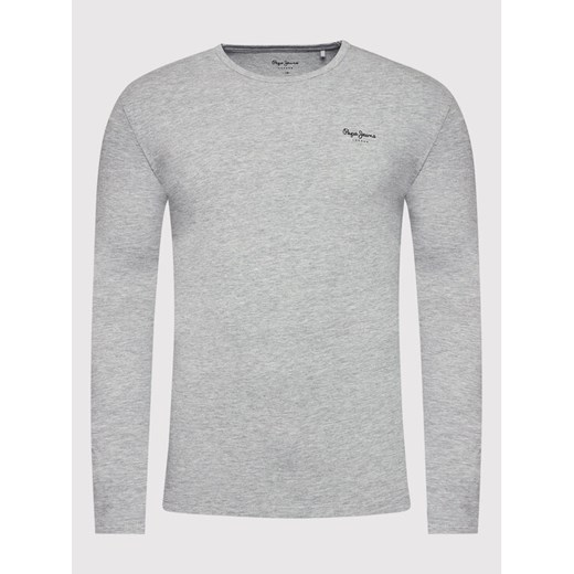 Pepe Jeans Longsleeve Original Basic 2 Long N PM508211 Szary Slim Fit Pepe Jeans S MODIVO
