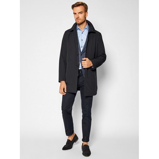 Oscar Jacobson Płaszcz przejściowy Johnsson 7117 6567 Granatowy Regular Fit Oscar Jacobson 48 wyprzedaż MODIVO