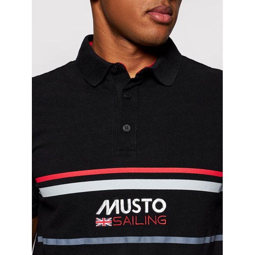 Musto Polo Amalfi 82017 Czarny Regular Fit Musto M wyprzedaż MODIVO