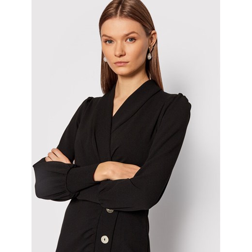 Rinascimento Sukienka koktajlowa CFC0106100003 Czarny Slim Fit Rinascimento L MODIVO promocyjna cena
