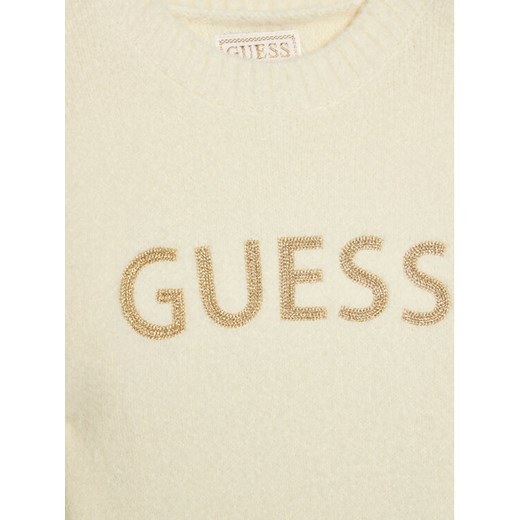 Guess Sweter K1BR02 Z2WS0 Beżowy Regular Fit Guess 5Y okazja MODIVO
