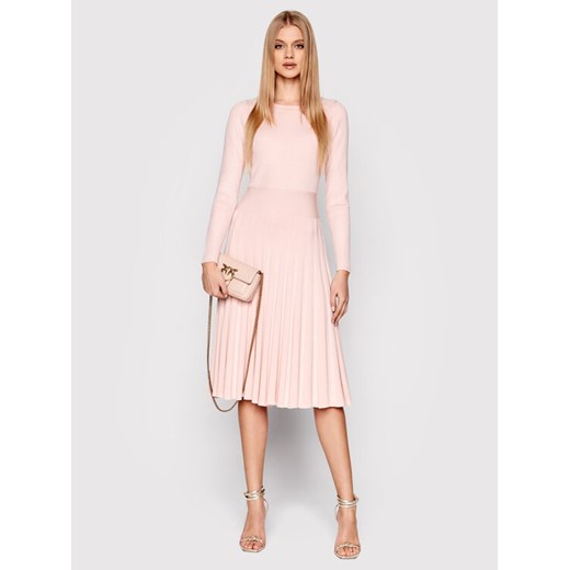Marciano Guess Sukienka dzianinowa 2RGK25 5668Z Różowy Regular Fit Marciano Guess XL MODIVO