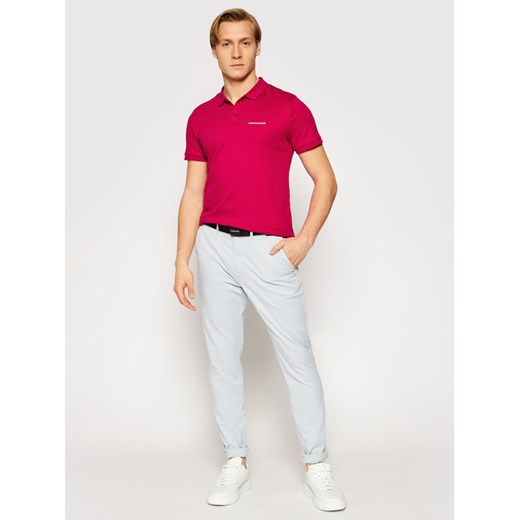 Calvin Klein Jeans Polo J30J317439 Różowy Slim FitSlim Fit XL wyprzedaż MODIVO