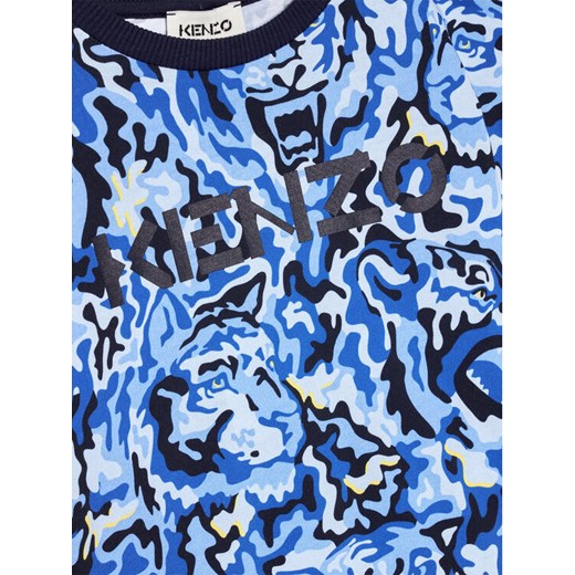Kenzo Kids T-Shirt K25191 Granatowy Regular Fit Kenzo Kids 10Y okazja MODIVO
