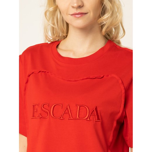 Escada Sport T-Shirt RITA ORA Eherz 5032171 Czerwony Regular Fit Escada Sport M okazyjna cena MODIVO