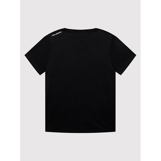 KARL LAGERFELD T-Shirt Z25336 S Czarny Regular Fit Karl Lagerfeld 8Y MODIVO