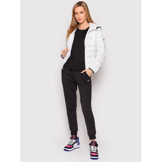 Tommy Jeans Kurtka puchowa Quilted DW0DW09350 Biały Relaxed Fit Tommy Jeans M wyprzedaż MODIVO