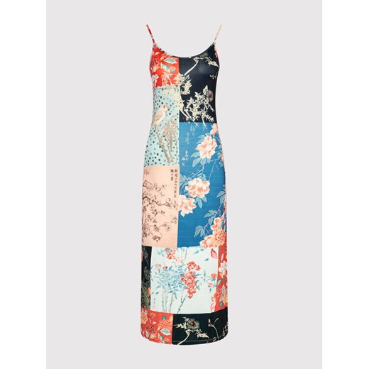 Desigual Sukienka codzienna Matsue 21WWVK63 Kolorowy Slim Fit Desigual L promocja MODIVO