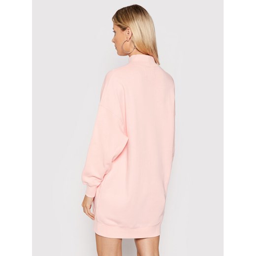 Calvin Klein Jeans Sukienka dzianinowa J20J217571 Różowy Oversize L okazyjna cena MODIVO