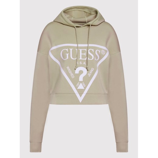 Guess Bluza Alisa O1GA29 KAMN2 Beżowy Comfort Fit Guess XL wyprzedaż MODIVO