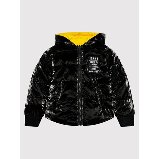 DKNY Kurtka puchowa D36642 D Żółty Regular Fit 14A promocyjna cena MODIVO