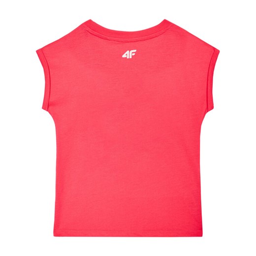 4F T-Shirt HJL21-JTSD012 Różowy Regular Fit 158 promocja MODIVO