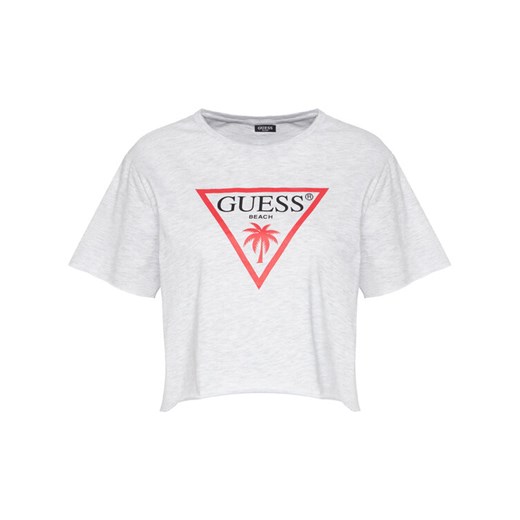 Guess T-Shirt Triangle Logo E02I01 K8FY0 Szary Relaxed Fit Guess XL okazyjna cena MODIVO