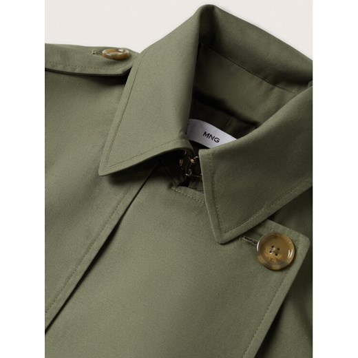 Mango Trencz Polana 27063259 Zielony Regular Fit Mango XXS MODIVO