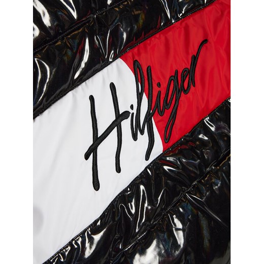 Tommy Hilfiger Kurtka puchowa Gloss Flag KG0KG05967 D Czarny Tommy Hilfiger 12 okazja MODIVO
