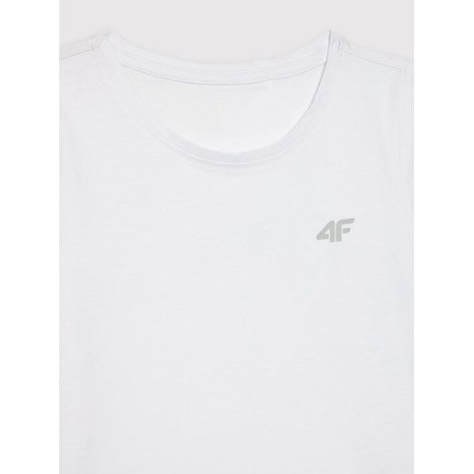 4F T-Shirt HJL22-JTSD001 Biały Regular Fit 158 MODIVO