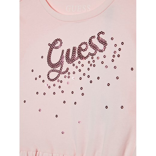 Guess Sukienka codzienna K2GK00 K6YW1 Różowy Regular Fit Guess 6X_7Y MODIVO