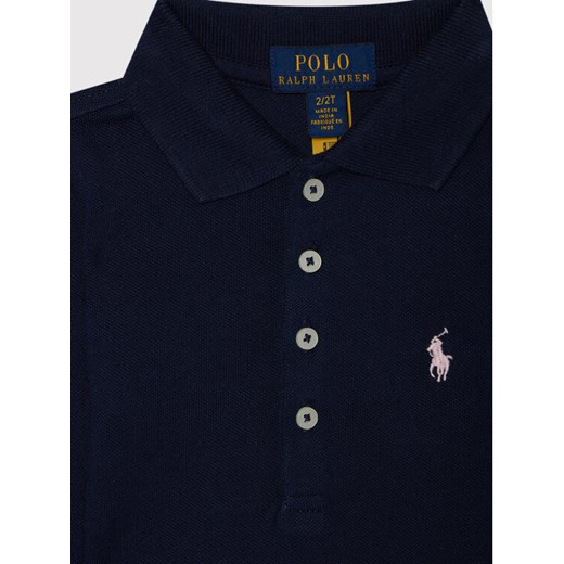 Polo Ralph Lauren Sukienka codzienna 312698758005 Granatowy Regular Fit Polo Ralph Lauren 6X MODIVO promocja