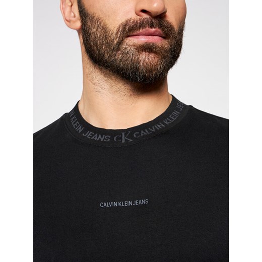Calvin Klein Jeans T-Shirt J30J317096 Czarny Regular Fit L MODIVO