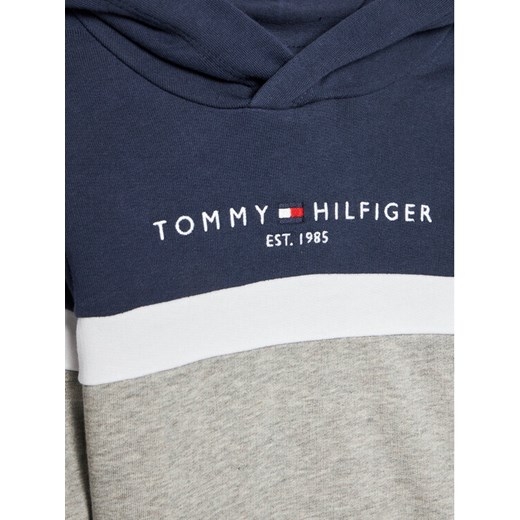 Tommy Hilfiger Dres Colorblock KB0KB06891 D Szary Regular Fit Tommy Hilfiger 10Y okazyjna cena MODIVO