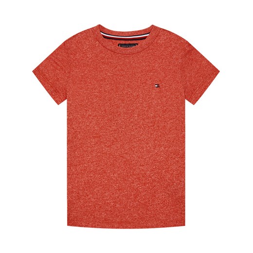 Tommy Hilfiger T-Shirt Essential Jaspe KB0KB05401 Czerwony Regular Fit Tommy Hilfiger 5 promocyjna cena MODIVO