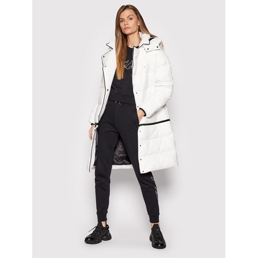 KARL LAGERFELD Kurtka puchowa Transformer 216W1502 Biały Regular Fit Karl Lagerfeld XL okazja MODIVO